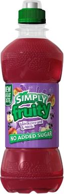 Simply Fruity Blackcurrant & Apple, PET 330 ml x 12